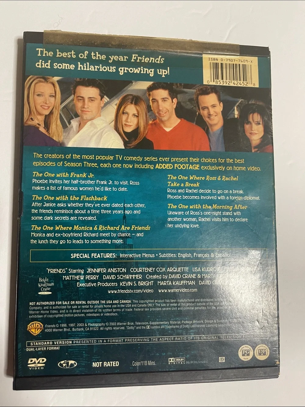 Friends The Best Of DVD Set - Teal & Orange Covers